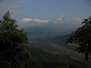Sunrise at the Annapurna range