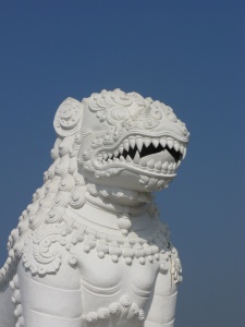 Undefined animal on Shanti Stupa